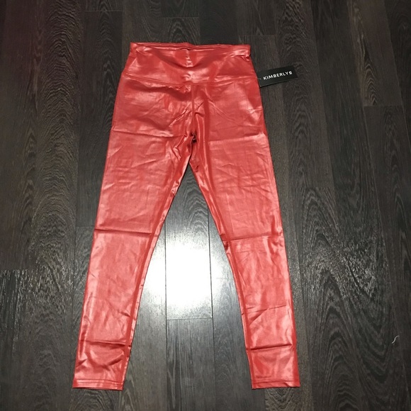 NWT High Waist Matte Shine Leggings - Picture 4 of 7
